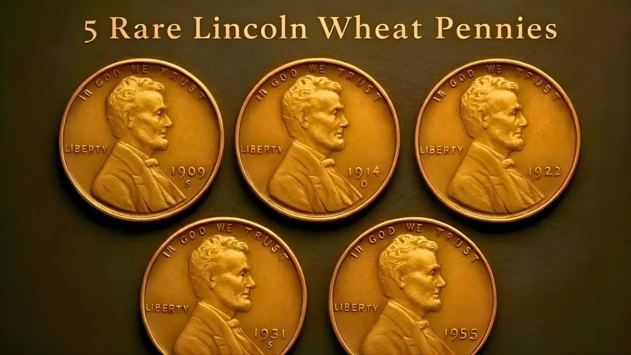 5 Rare Lincoln Wheat Pennies Worth Thousands in 2026 – Complete Collector’s Guide